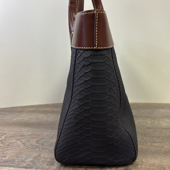 Dooney & Bourke Leather Logo Lock Shoulder Bag - Picture 4 of 16